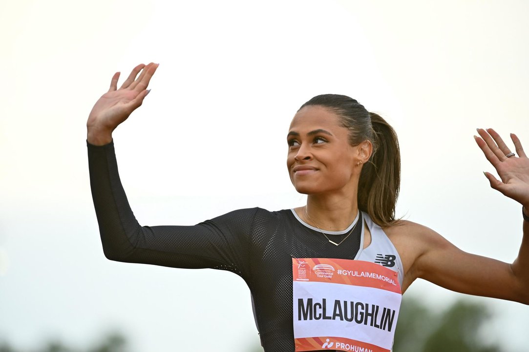 Imagen de archivo de la campeona olímpica Sydney McLaughlin. EFE/EPA/Tamas Vasvari/Solo uso editorial