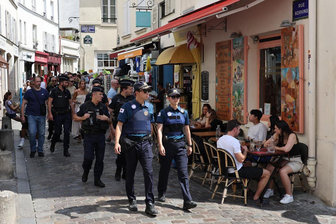 Seguridad por las calles de París en una foto tomada el pasado día 18. EFE/EPA/YONHAP