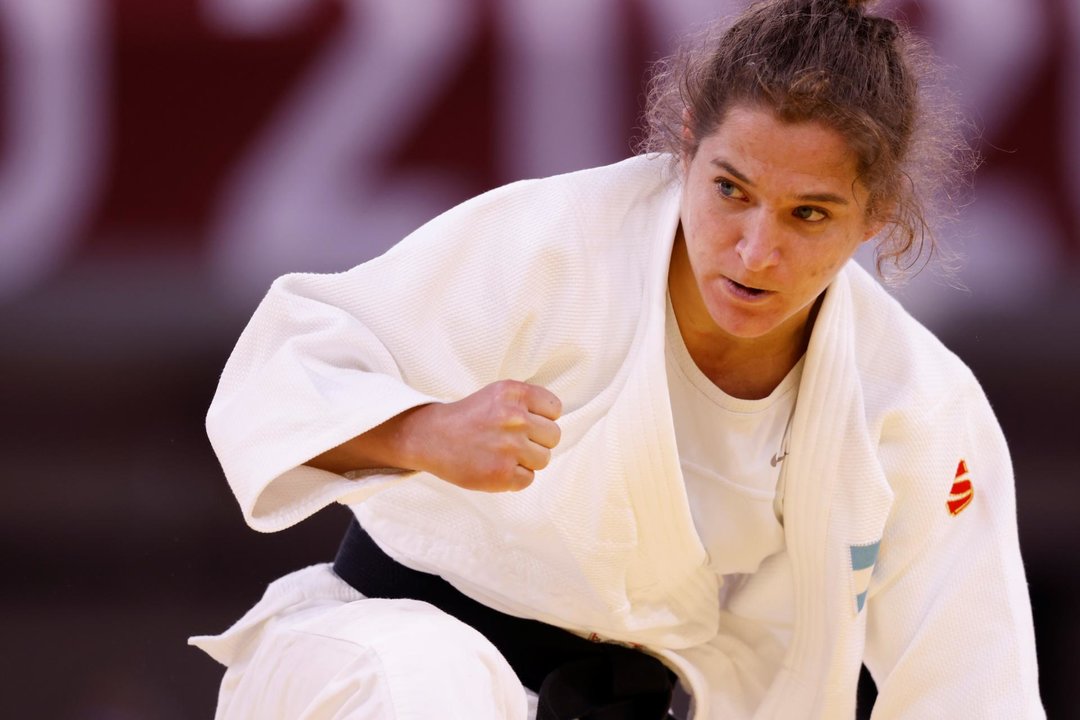 Fotografía de archivo de la judoca argentina Paula Pareto. EFE/ Juan Ignacio Roncoroni