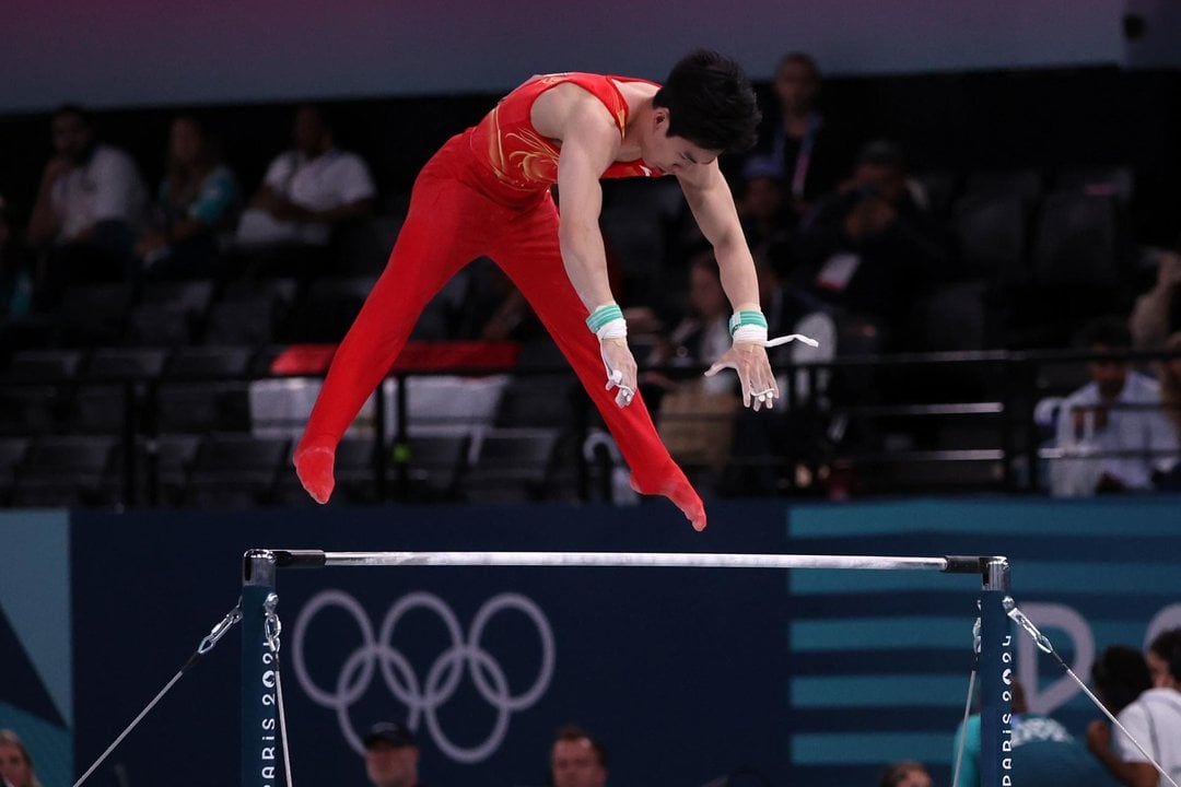 El chino Boheng Zhang en el Bercy Arena en Paris, Francia. EFE/EPA/YAHYA ARHAB