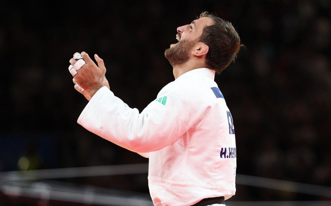 El judoca azerí Hidayat Heydarov. EFE/EPA/DANIEL IRUNGU