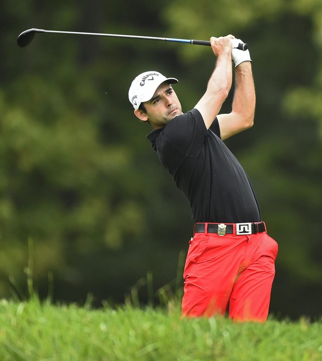 Fotografía de archivo del golfista paraguayo Fabrizio Zanotti. EFE/Larry W. Smith