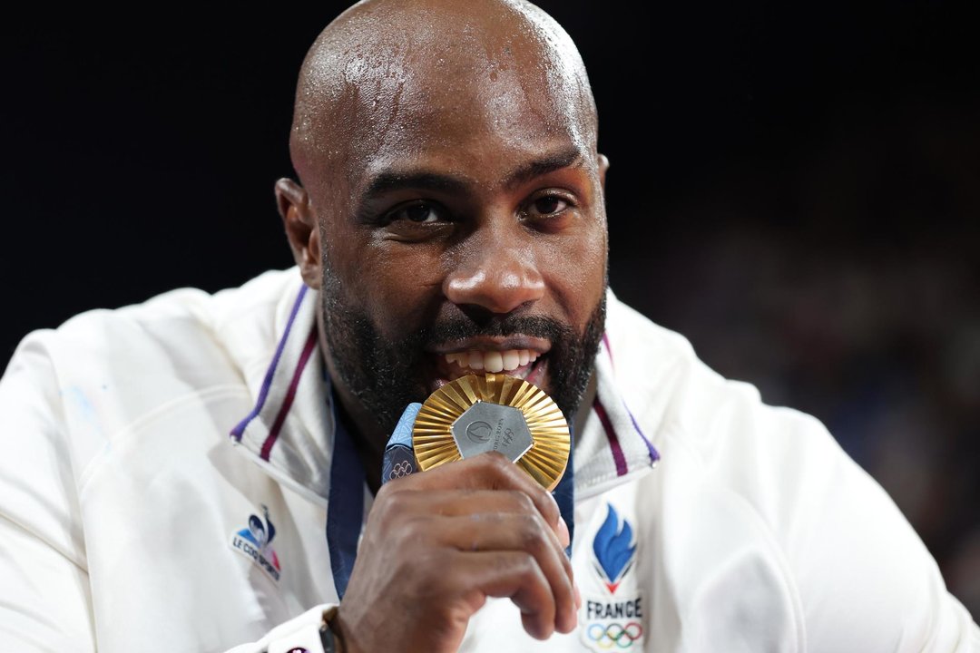 El medallista de oro Teddy Riner. EFE/EPA/DANIEL IRUNGU