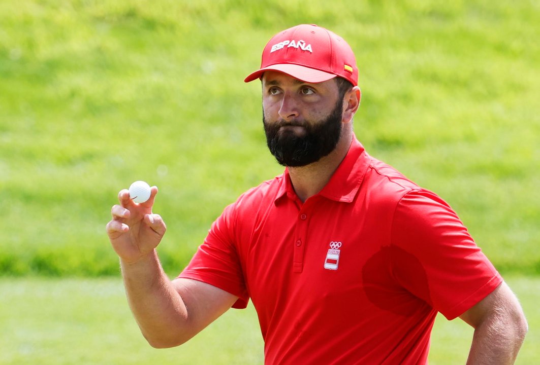 El español Jon Rahm acarició el título en Le Golf National en Guyancourt, Francia. EFE/EPA/ERIK S. LESSER