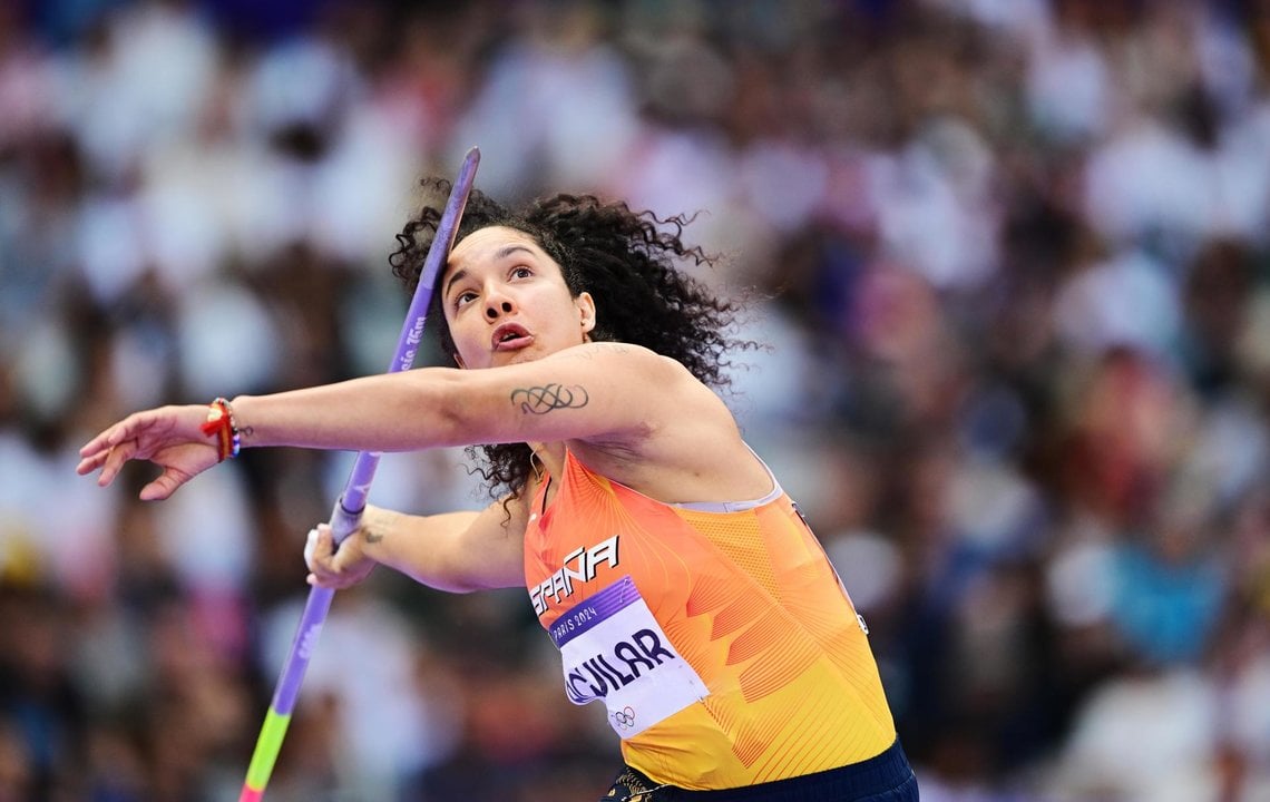 La española Yulenmis Aguilar durante la clasificación este miércoles. EFE/EPA/CHRISTIAN BRUNA