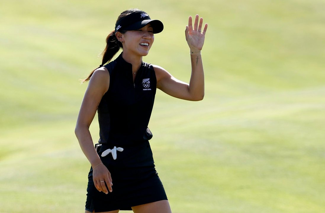 La neozelandesa Lydia Ko, campeona olímpica de golf . EFE/EPA/ERIK S. LESSER