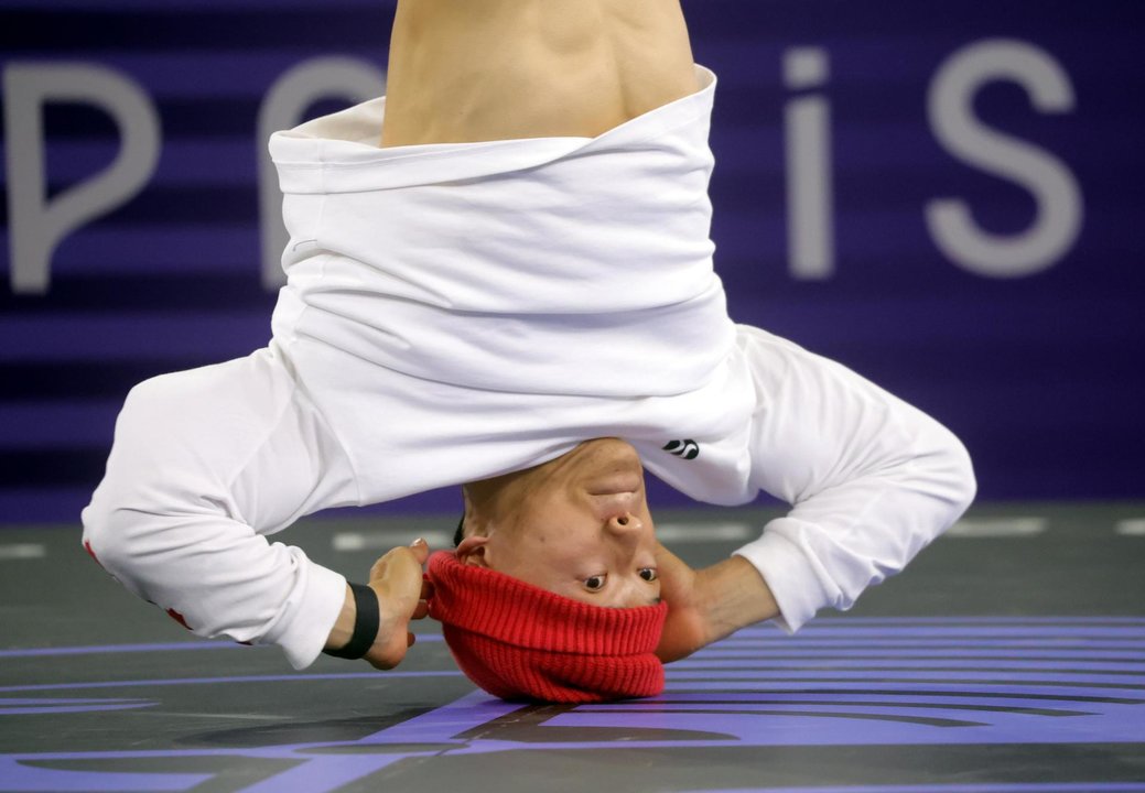 El b-boy canadiense Phil Wizard cumplió con su papel de favorito. EFE/EPA/TERESA SUAREZ